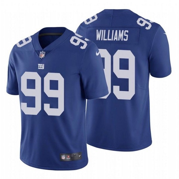 Men's New York Giants #99 Leonard Williams Red Vapor Limited Stitched Jersey